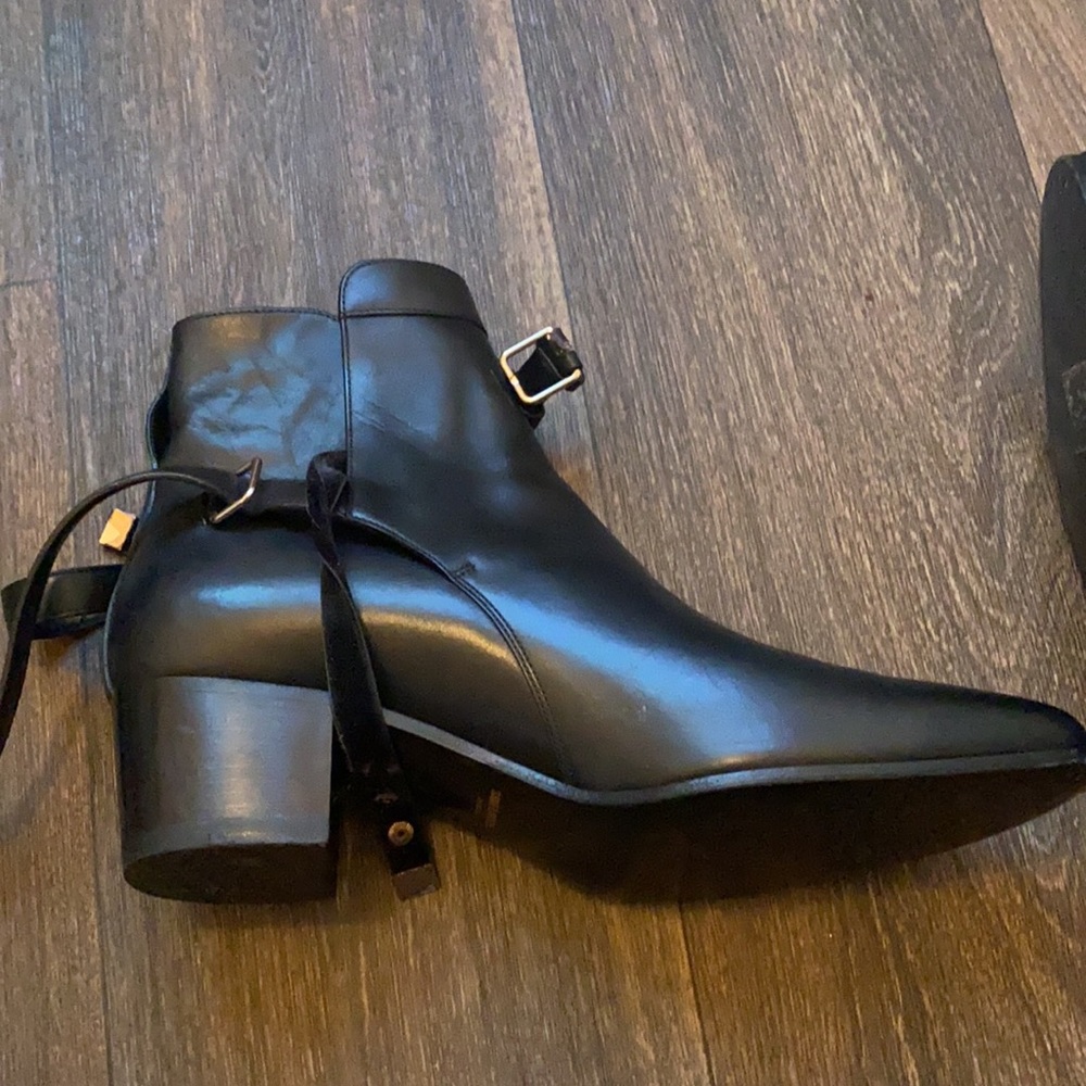 Saint Laurent Black Boots With Heel - Picture 4 of 14